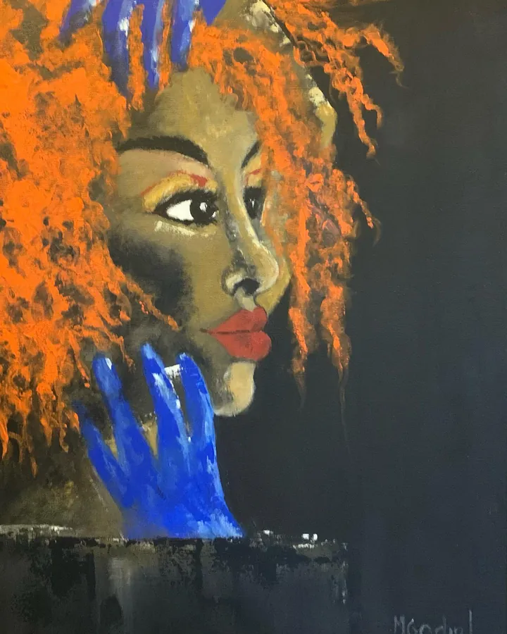 Coleção Mulheres 13, Acrílico sobre tela · 50 × 70 cm