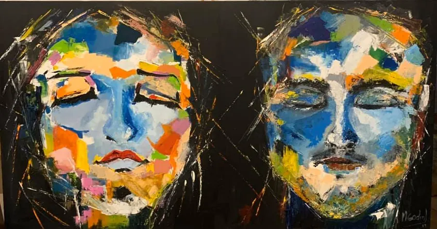 Desencontros, Óleo sobre tela · 100 × 80 cm