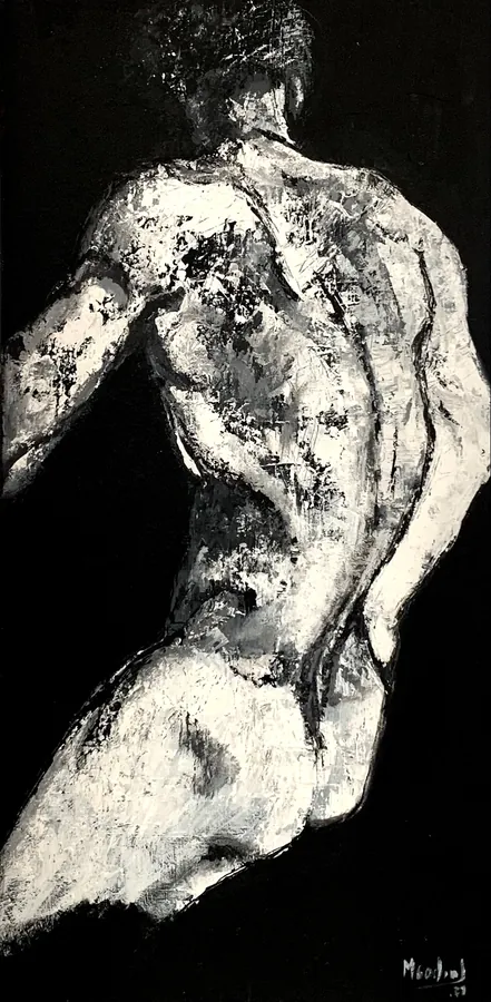 Essência, Acrílico sobre tela · 60 × 120 cm