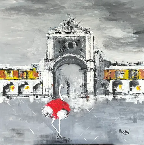 Figura improvável pelo mundo, Lisboa