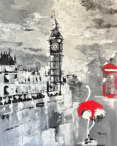 Figura improvável pelo mundo, Londres