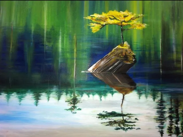 Nostalgia, Óleo sobre tela · 70 × 50 cm