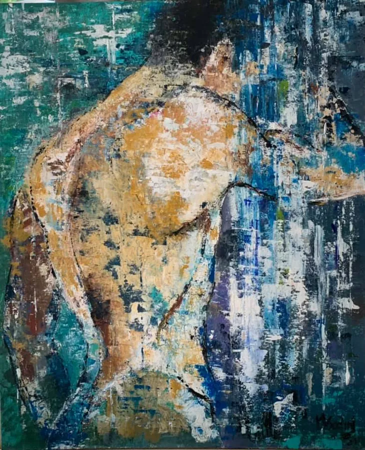 Sedução, Acrílico sobre tela · 50 × 60 cm