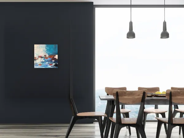 Harbor: numa sala de jantar, junto à mesa